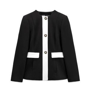 Zara Mixed Fitted Jacket